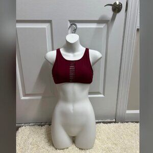 H2OH Colours Women’s Swimsuit Top Size S Burgundy